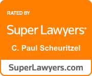 Super Lawyers award for C. Paul Scheuritzel